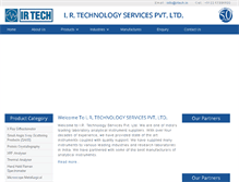 Tablet Screenshot of irtech.in